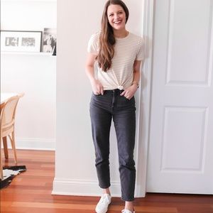 Everlane The 90’s Cheeky Jean Crop in Washed Black